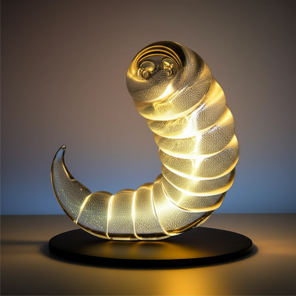 Guilt‑Free Larva Lamp render